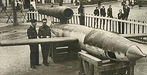 [London Blitz] Photographs of German V-1 Buzz Bomb and V-2 Rocket Bomb in War-Torn Europe