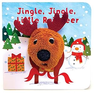 Bild des Verkufers fr Jingle, Jingle, Little Reindeer Finger Puppet Christmas Board Book Ages 0-4 (Finger Puppet Board Book) zum Verkauf von Reliant Bookstore