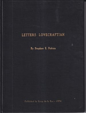 Seller image for Letters Lovecraftian for sale by Ziesings