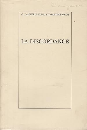 Image du vendeur pour La Discordance mis en vente par PRISCA