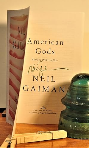 Imagen del vendedor de American Gods:A Novel (Tenth Anniversary Author's Preferred Text) **SIGNED** a la venta por Longs Peak Book Company