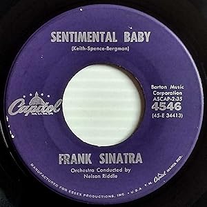 Imagen del vendedor de My Blue Heaven / Sentimental Baby [7" 45 rpm Single] a la venta por Kayleighbug Books, IOBA