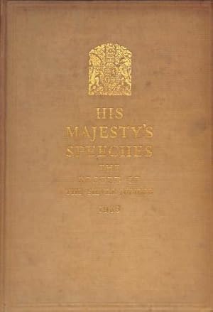 Bild des Verkufers fr His Majesty's Speeches, the Record of the Silver Jubilee of His Most Gracious Majesty King George the Fifth 1935 zum Verkauf von WeBuyBooks