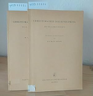 Bild des Verkufers fr Chrestomathie der Urdu-Prosa des 19. und 20. Jahrhunderts. [Von M. A. Ansari und D. Ansari]. UND Chrestomathie der Hindi-Prosa des 20. Jahrhunderts. [Bearbeitet und herausgegeben von Dagmar Ansari]. zum Verkauf von Antiquariat Kretzer