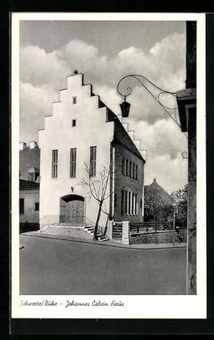 Bild des Verkufers fr Ansichtskarte Schwerte a. Ruhr, am Johannes Calvin Haus zum Verkauf von Bartko-Reher