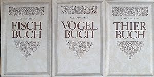 3 Bde: Historia animalium: Allgemeines Thier-Buch / Vollkommenes Vogel-Buch / Vollkommenes Fisch-...