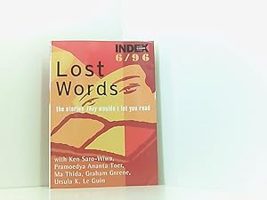 Bild des Verkufers fr Lost Words (Index on Censorship) zum Verkauf von Book Broker