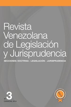 Bild des Verkufers fr Revista Venezolana de Legislacin Y Jurisprudencia N 3 zum Verkauf von moluna