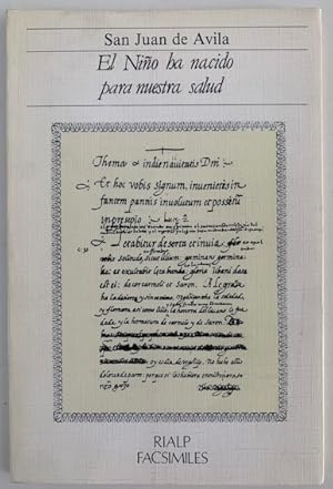 Imagen del vendedor de EL NIO HA NACIDO PARA NUESTRA SALUD a la venta por Librera Pramo