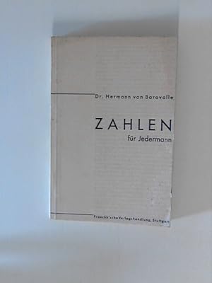 Immagine del venditore per Zahlen fr jedermann, insbesondere aus Physik u. Technik venduto da ANTIQUARIAT FRDEBUCH Inh.Michael Simon