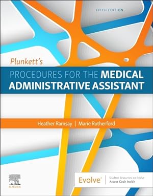 Bild des Verkufers fr Plunkett's Procedures for the Medical Administrative Assistant zum Verkauf von GreatBookPrices