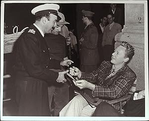 Seller image for When in Rome 8 X 10 Still 1952 Van Johnson Signing Autograph for sale by AcornBooksNH
