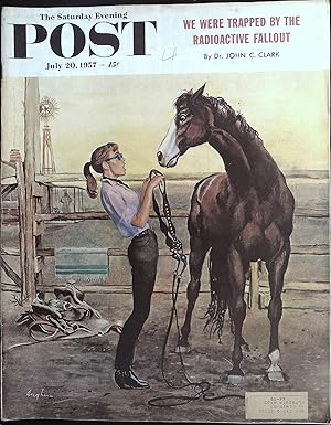The Saturday Evening Post July 20, 1957 George Hughes Cover