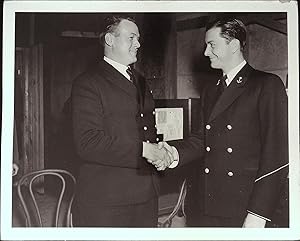 Seller image for Navy Blue and Gold 8 X 10 Still 1937 Commanders Havey & Haislip on Set! for sale by AcornBooksNH