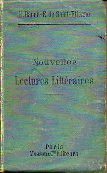 Seller image for NOUVELLES LECTURES LITTRAIRES AVEC NOTES ET NOTICES. Prf. L. Petit de Juldeville. for sale by angeles sancha libros