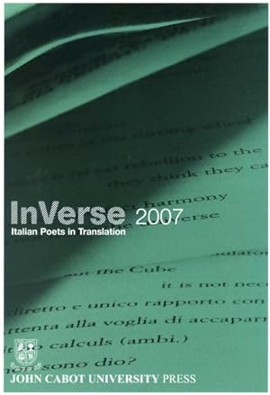 Image du vendeur pour InVerse 2007 : Italian Poets in Translation mis en vente par GreatBookPrices