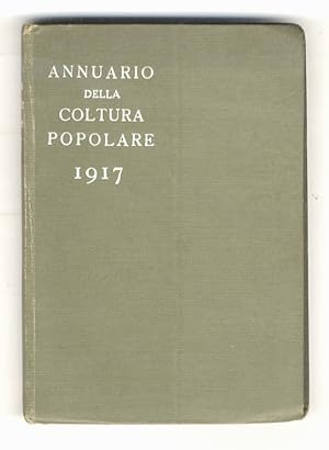Annuario della Cultura Popolare 1917.