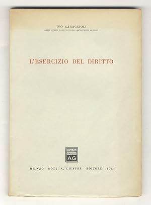 L'esercizio del diritto.