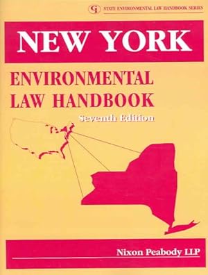 Seller image for New York Environmental Law Handbook for sale by GreatBookPrices