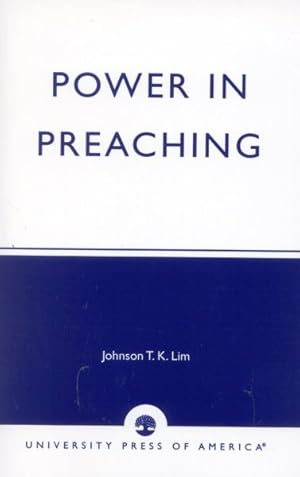 Image du vendeur pour Power in Preaching mis en vente par GreatBookPrices