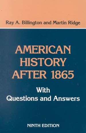 Imagen del vendedor de American History After 1865 a la venta por GreatBookPrices