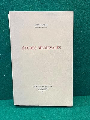 Image du vendeur pour tudes mdivales. mis en vente par Librairie Pierre BRUNET