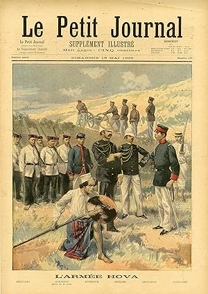 "LE PETIT JOURNAL N°235 du 19/5/1895" L'ARMÉE HOVA / LA COMTESS DE X. ET SES LIONS AUX FOLIES-BER...