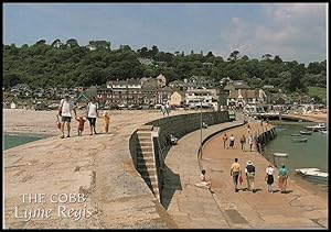 Seller image for landmark postcard: The Cobb, Lyme Regis for sale by Mobyville