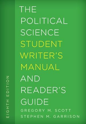 Immagine del venditore per Political Science Student Writer's Manual and Reader's Guide venduto da GreatBookPrices