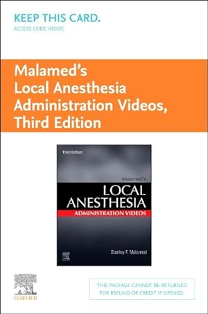Seller image for Malamed's Local Anesthesia Administration Videos - Access Code for sale by GreatBookPrices