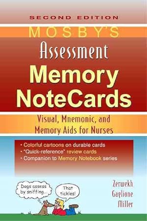 Imagen del vendedor de Mosby's Assessment Memory Notecards : Visual, Mnemonic, and Memory Aids for Nurses a la venta por GreatBookPrices