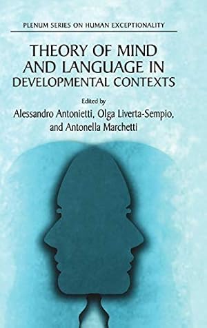 Seller image for Theory of Mind and Language in Developmental Contexts (The Springer Series on Human Exceptionality) for sale by WeBuyBooks