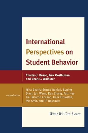 Imagen del vendedor de International Perspectives on Student Behavior : What We Can Learn a la venta por GreatBookPrices