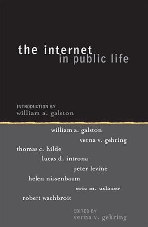 Immagine del venditore per Internet In Public Life venduto da GreatBookPrices