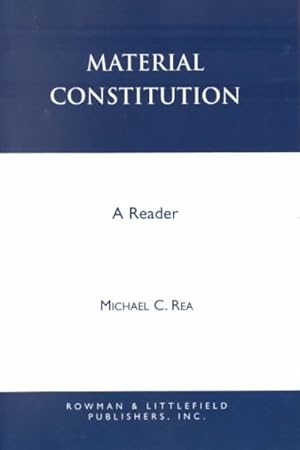 Imagen del vendedor de Material Constitution : A Reader a la venta por GreatBookPrices