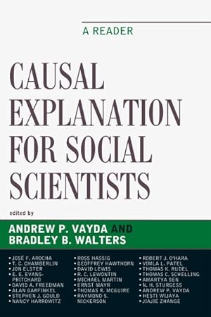 Bild des Verkufers fr Causal Explanation for Social Scientists : A Reader zum Verkauf von GreatBookPrices