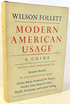 Seller image for Modern American Usage : A Guide for sale by Evolving Lens Bookseller