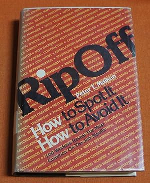 Bild des Verkufers fr Ripoff: How to spot it how to avoid it zum Verkauf von GuthrieBooks