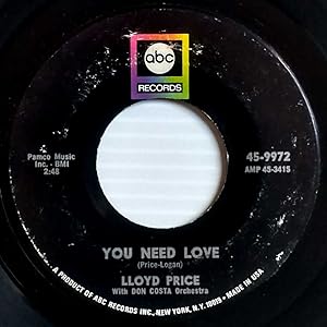 Image du vendeur pour Stagger Lee / You Need Love [7" 45 rpm Single] mis en vente par Kayleighbug Books, IOBA