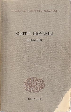 Seller image for Opere di Antonio gramsci 8: Scritti giovanili 1914-1918, for sale by L'Odeur du Book