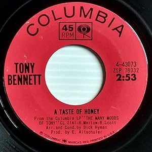 Imagen del vendedor de A Taste Of Honey / It's A Sin To Tell A Lie [7" 45 rpm Single] a la venta por Kayleighbug Books, IOBA