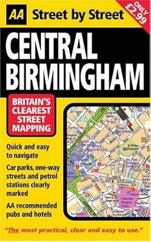 Bild des Verkufers fr AA Street by Street Central Birmingham zum Verkauf von WeBuyBooks