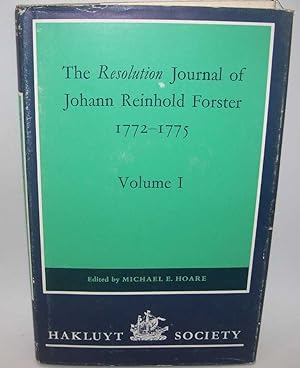 Bild des Verkufers fr The Resolution Journal of Johann Reinhold Forster 1772-1775 Volume I (The Hakluyt Society Second Series No. 152) zum Verkauf von Easy Chair Books