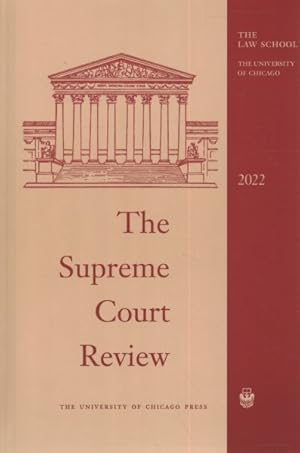 Imagen del vendedor de Supreme Court Review, 2022 a la venta por GreatBookPrices