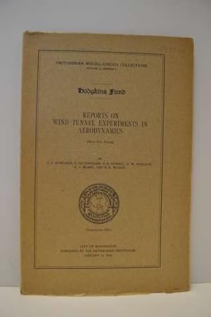 Imagen del vendedor de Hodgkins Fund Reports on Wind Tunnel Experiments in Aerodynamics Vol. 62 Number 4 a la venta por Lavendier Books