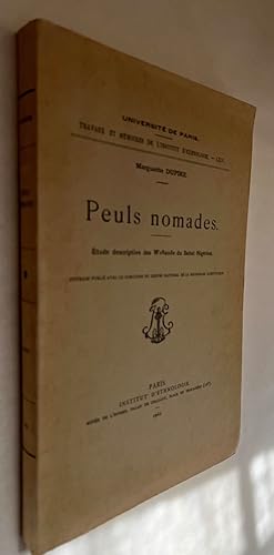 Seller image for Peuls Nomades: Etude Descriptive des Wodaabe du Sahel Nigrien for sale by BIBLIOPE by Calvello Books