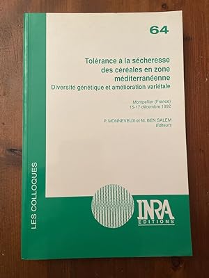 Seller image for Tolrance  la scheresse des crales en zone mditerranenne for sale by Librairie des Possibles
