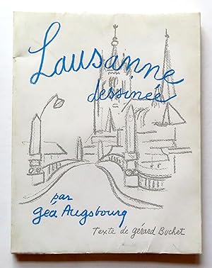 Image du vendeur pour Lausanne dessine par Ga Augsbourg. mis en vente par La Bergerie