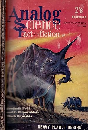 Immagine del venditore per Analog. Science Fiction and Fact. Volume 17, Number 12. December 1961. British edition venduto da Barter Books Ltd