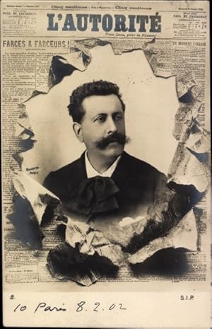Zeitungs Ansichtskarte / Postkarte L'Autorite, Paul Adolphe Marie Prosper Granier de Cassagnac